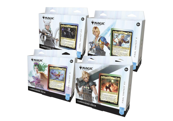 Magic the Gathering - Final Fantasy - Collector's Commander Deck Set (4 Decks) JP