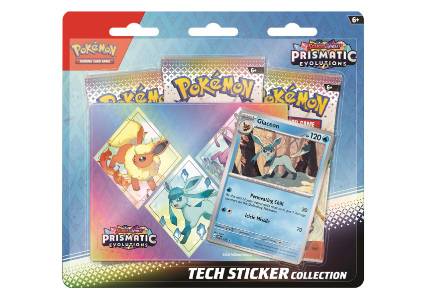 Pokémon - Prismatic Evolutions Tech Sticker Collection Glaceon - SV8.5 EN