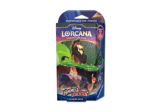 Disney Lorcana - Shimmering Skies -  Starter Deck Emerald/Steel EN