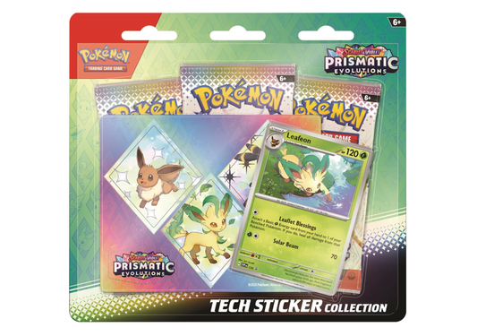 Pokémon - Prismatic Evolutions Tech Sticker Collection Leafeon - SV8.5 EN