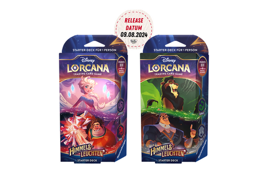 Disney Lorcana - Himmelsleuchten -  Starter Deck Set (2 Decks) DE