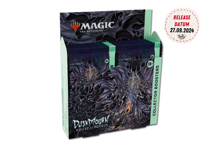 Magic the Gathering - Duskmourn House of Horror - Collector's Booster Display (12 Packs) EN