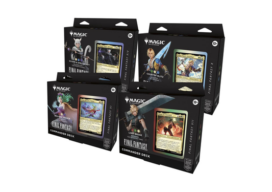 Magic the Gathering - Final Fantasy - Commander Deck Set (4 Decks) FR