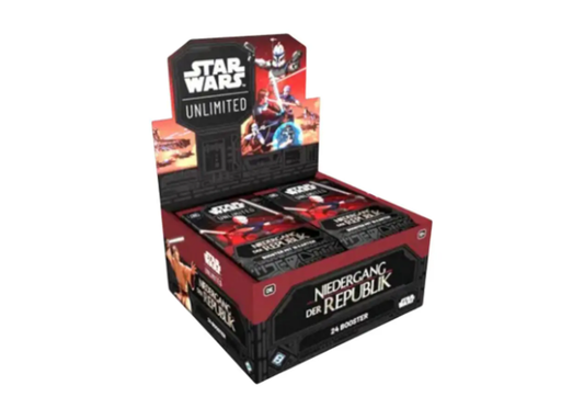 Star Wars: Unlimited - Niedergang der Republik - Booster Display (24 Booster) DE