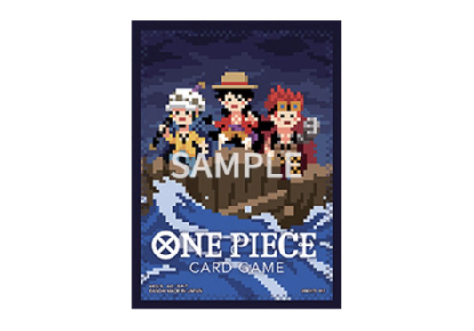 One Piece Card Game Sleeves - Three Captains Pixel Art