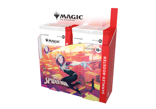 Magic The Gathering - Marvel's Spider-Man - Sammler Booster Display (12 Packs) DE