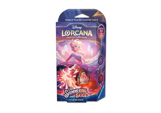 Disney Lorcana - Shimmering Skies -  Starter Deck Amethyst/Rubin EN