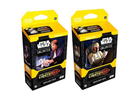 Star Wars: Unlimited - Umschalten auf Lichtgeschwindigkeit - Spotlight Starter Deck Set (2 Decks) DE