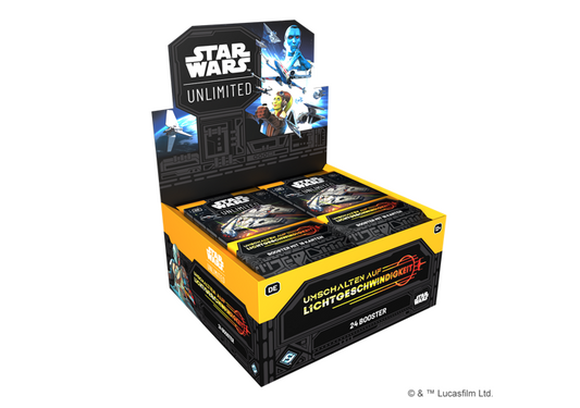 Star Wars: Unlimited - Umschalten auf Lichtgeschwindigkeit - Booster Display (24 Booster) DE