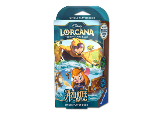 Disney Lorcana - Azurite Sea -  Starter Deck Smaragd, Saphir EN