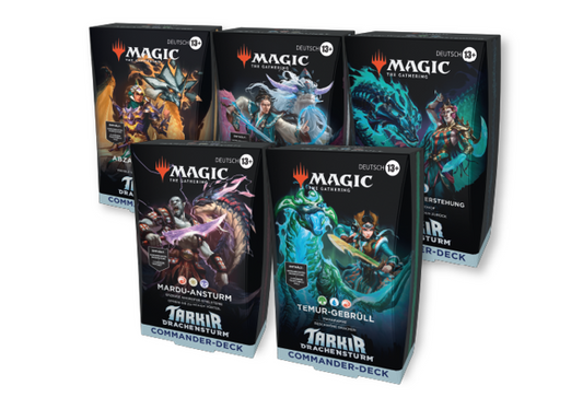 Magic the Gathering - Tarkir: Drachensturm - Commander Deck Set (5 Decks) DE