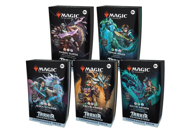 Magic the Gathering - Tarkir: Dragonstorm - Commander Deck Set (5 Decks) EN